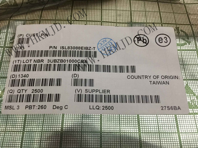 供應半，收發(fā)器 ISL83088E ISL83088EIBZ RS-422/RS-485 接口 IC