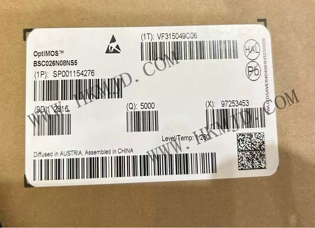 OptiMOS? 5 功率晶體管，80V BSC026N08NS5 N 溝道功率 MOSFET