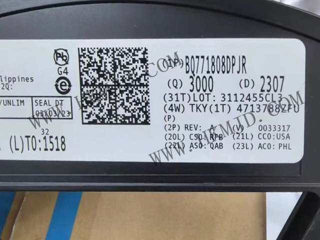 電池保護(hù)芯片 - BQ771808DPJR - 具有內(nèi)部延遲計(jì)時(shí)器的 2-5 節(jié)電池過(guò)壓保護(hù)器系列