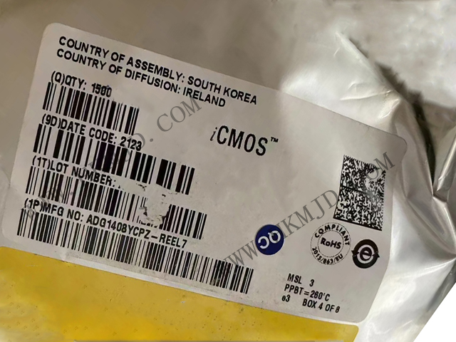 供應 ADI ADG1408YCPZ 4Ω 8 - 通道單片 iCMOS 模擬多路復用器
