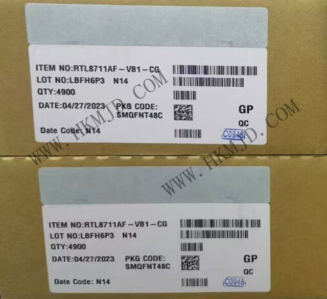 REALTEK RTL8711AF-VB1-CG：高性能單芯片低功耗 WLAN 網(wǎng)絡(luò)控制器