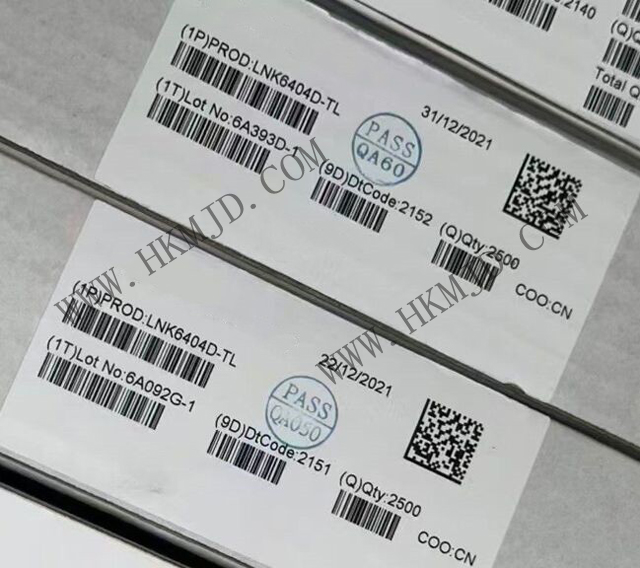 LNK6404D：適用于適配器和充電器的節(jié)能、精確的初級側(cè)調(diào)節(jié)CV/CC切換器