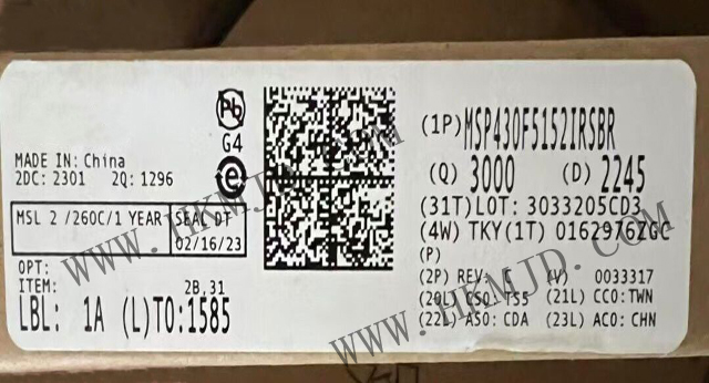 供應(yīng)16位微控制器——MSP430F5152IRSBR MSP430?超低功耗微控制器 (MCU)