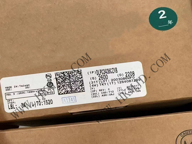 適用于 0.23 1080p DMD 的德州儀器 DLPC3436CZVB DLP 顯示控制器