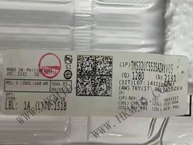 TI TMS320C5535AZAYA05 100MHz 低功耗 C55x 定點(diǎn)數(shù)字信號處理器