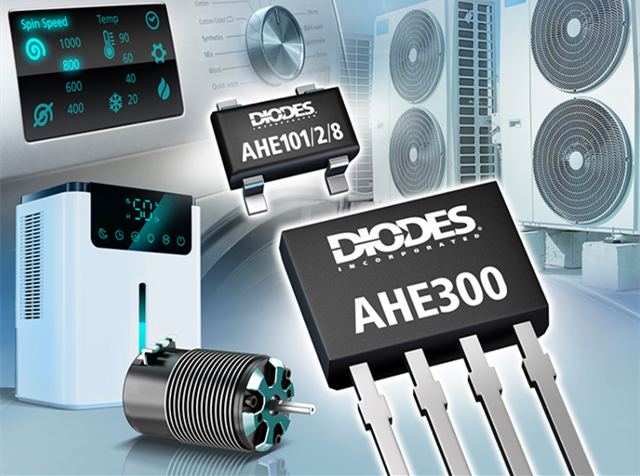 Diodes 公司推出先進的銻化銦霍爾器件傳感器，適用于旋轉和電流檢測產(chǎn)品應用